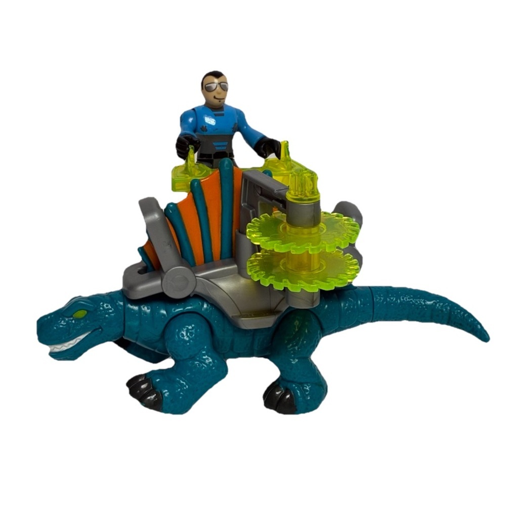 Fisher Price Imaginext Dimetrodon Dinosaur Saddle Rider 2011